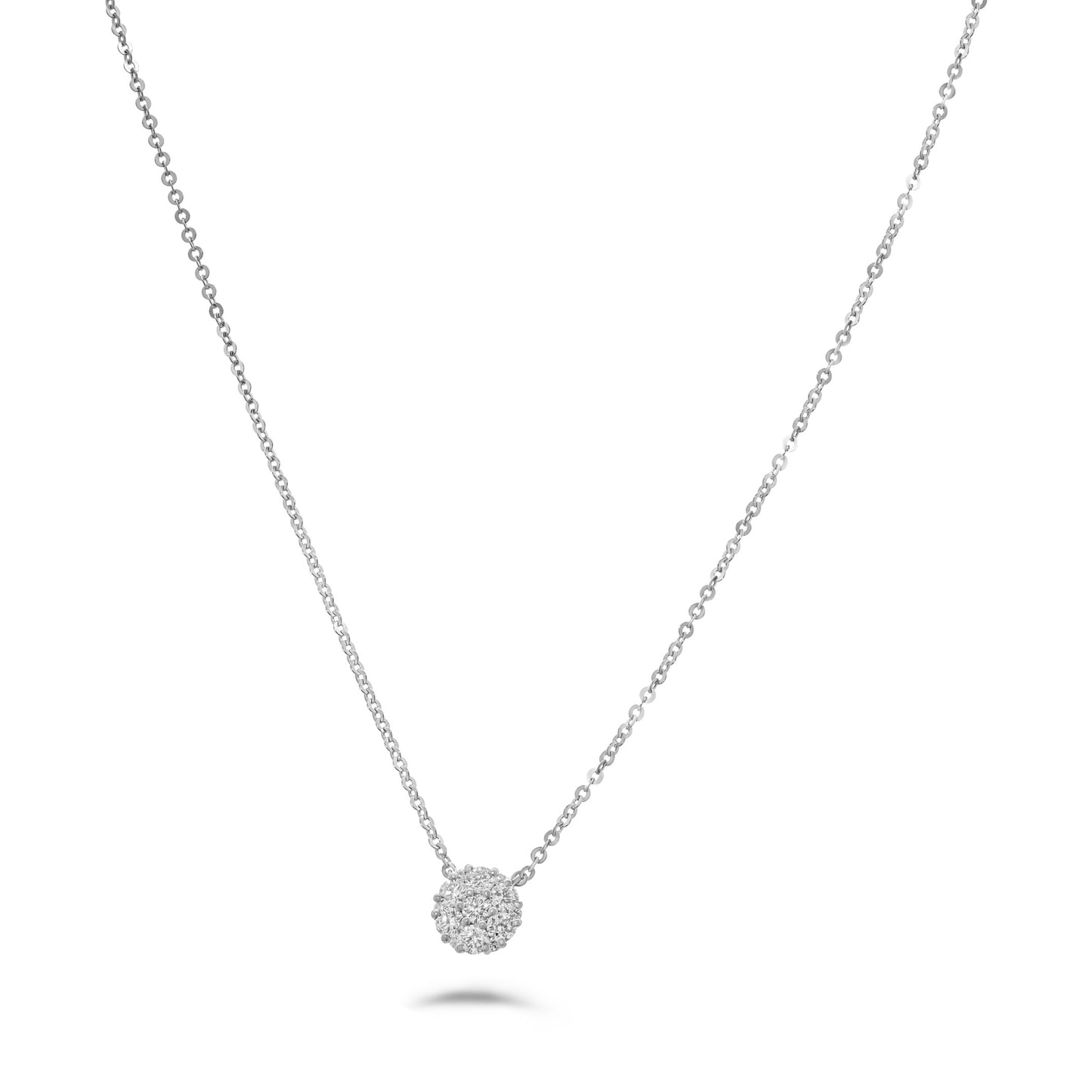 Circular Diamond Necklace