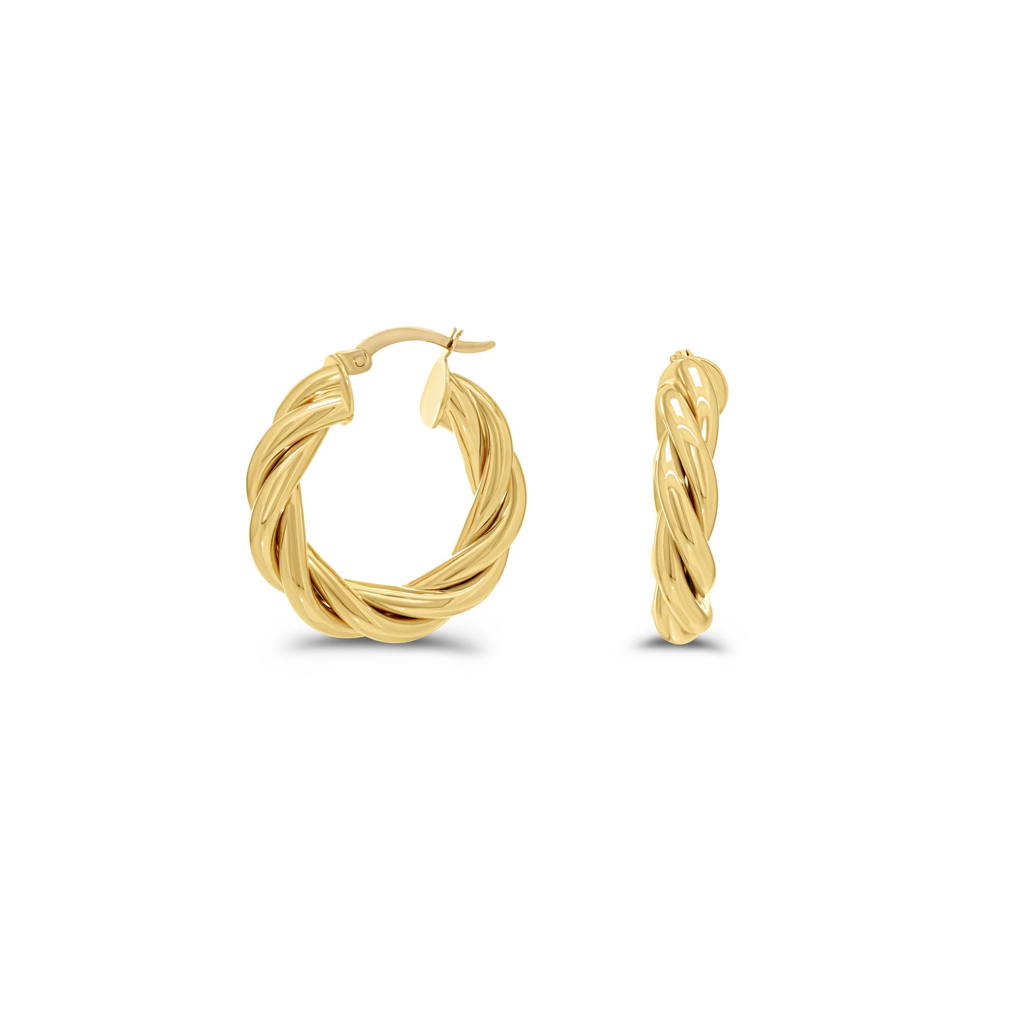 Twist Hoop Earrings