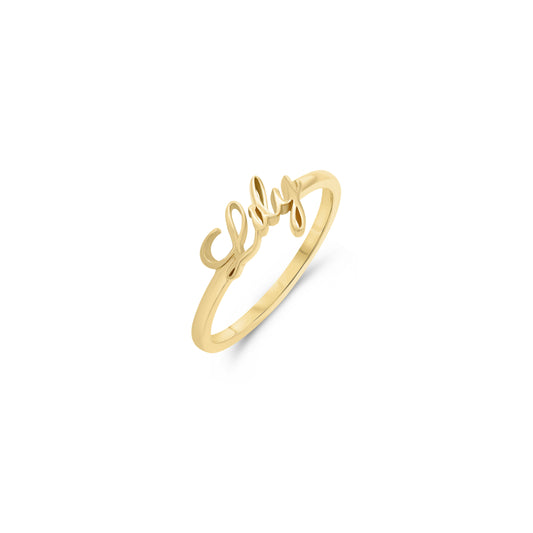 Custom Name Ring